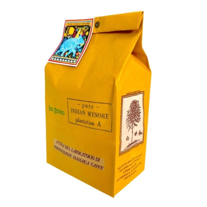 LABORATORIO DI TORREFAZIONE GIAMAICA CAFFÈ PURO INDIAN MYSORE WHOLE BEANS 0.5 KG - 2