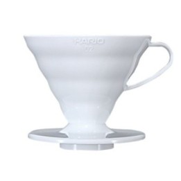 HARIO DRIPPER V60 02 PLASTIC WHITE