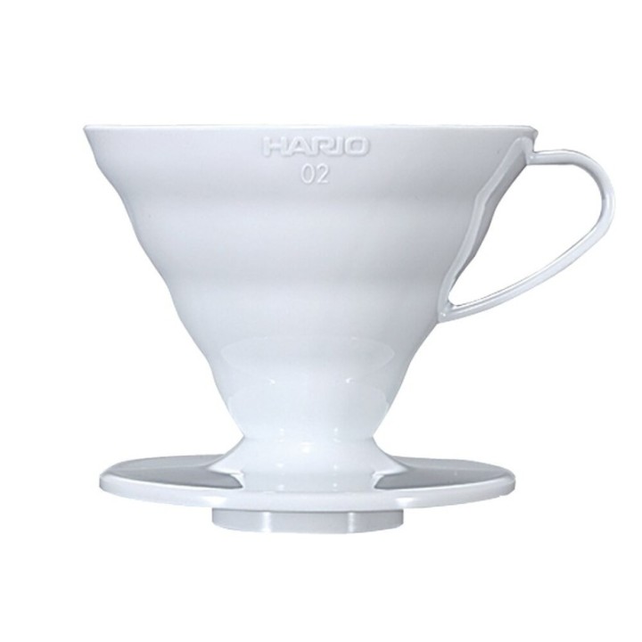 HARIO DRIPPER V60 02 PLASTIC WHITE