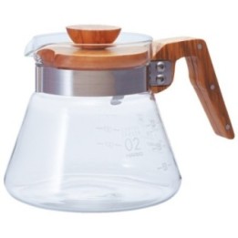 HARIO V60 COFFEE SERVER 600ml OLIVE WOOD