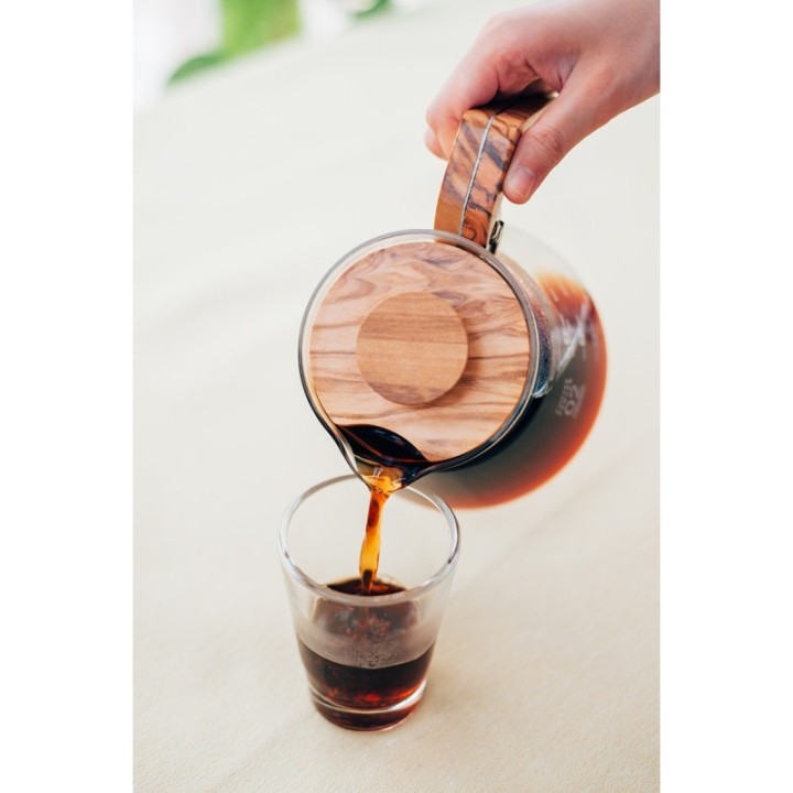 Hario V60 Coffee Server 600ml Olive Wood - 2