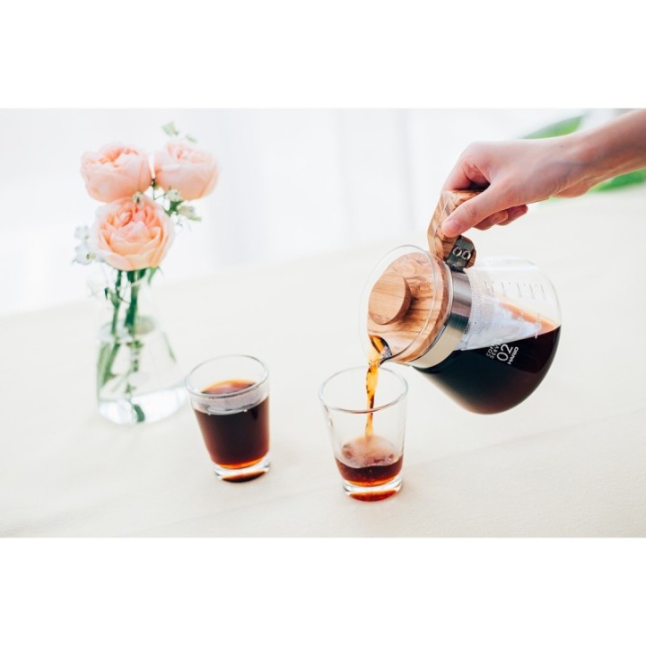 HARIO V60 COFFEE SERVER 600ml OLIVE WOOD - 3
