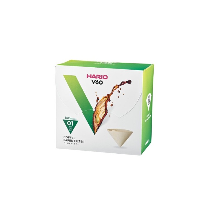 HARIO PAPER FILTERS FOR DRIPPER 01M 100 PZ