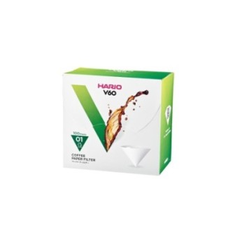 HARIO WHITE PAPER FILTERS FOR DRIPPER 01WK 100 PZ