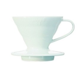HARIO V60 01 COFFEE DRIPPER CERAMICA BIANCO