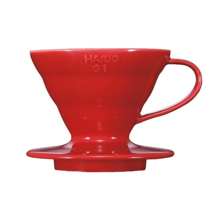 HARIO V60 01 CERAMIC COFFEE DRIPPER RED