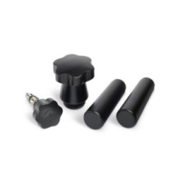 LA PAVONI KIT MANOPOLE IN LEGNO NERO