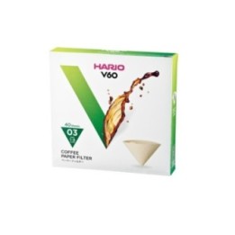 HARIO PAPER FILTER 03M BOX 40 SHEETS