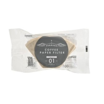 HARIO WHITE PAPER FILTERS FOR PEGASUS DRIPPER 01M 100 PZ