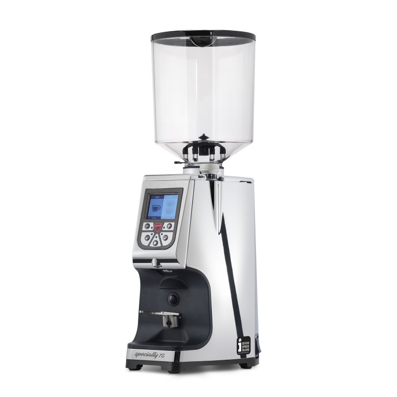 eureka atom specialty 75 cromado – molinillo de café profesional