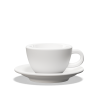 Clubhouse Tulip Cappuccino Cup 210cc - Porcelain & Saucer