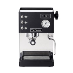 La Pavoni Casabar PID Black Espresso Machine - Brass Boiler
