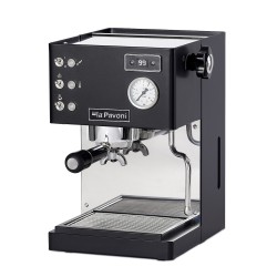 La Pavoni Casabar PID Black Espresso Machine - Brass Boiler
