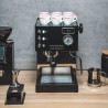 La Pavoni Casabar PID Black Espresso Machine - Brass Boiler