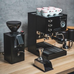 La Pavoni Casabar PID Black Espresso Machine - Brass Boiler