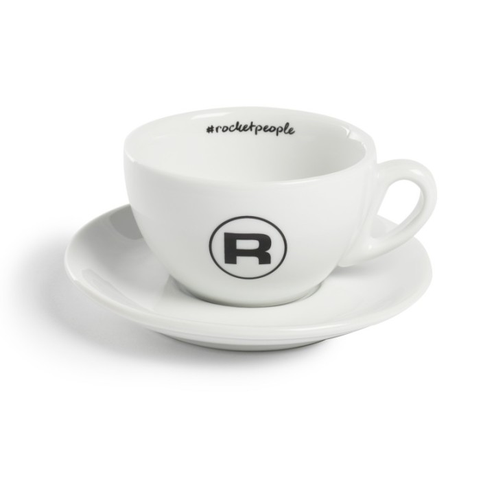 ROCKET HASHTAG CAPPUCCINO CUPS WHITE - SET OF 6
