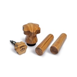 La Pavoni Kit Manopole In Legno D' Ulivo