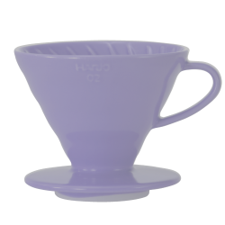 Hario V60-02 - Dripper in Ceramica Purple Heather
