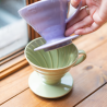 Hario V60-02 - Dripper in Ceramica Purple Heather