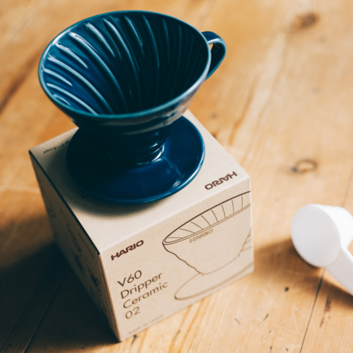 HARIO V60 CERAMIC DRIPPER 02 - INDIGO BLUE - 2