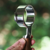 weber workshops buck – portafiltro sin fondo con mango de teca