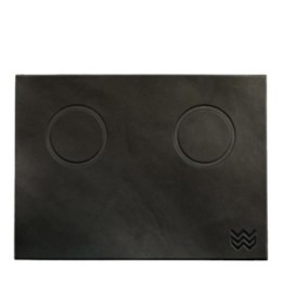 WEBER WORKSHOPS LEATHER TAMPING MAT ONYX