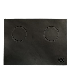 Weber Workshops Leather Tamping Mat Onyx - Vegetable-Tanned