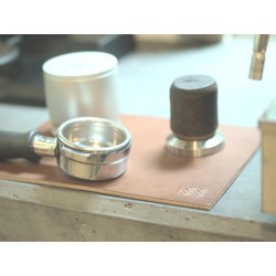 weber workshops tamping mat – alfombrilla de cuero para tamper