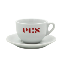 ECS CAPPUCCINO CUP WITH SAUCER - SET OF 6