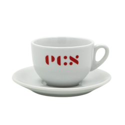 Tazza Cappuccino ECS - Set di 6 con Piattino