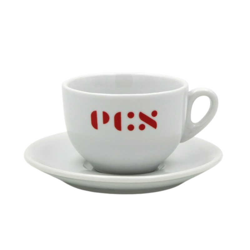 Tazza Cappuccino ECS - Set di 6 con Piattino