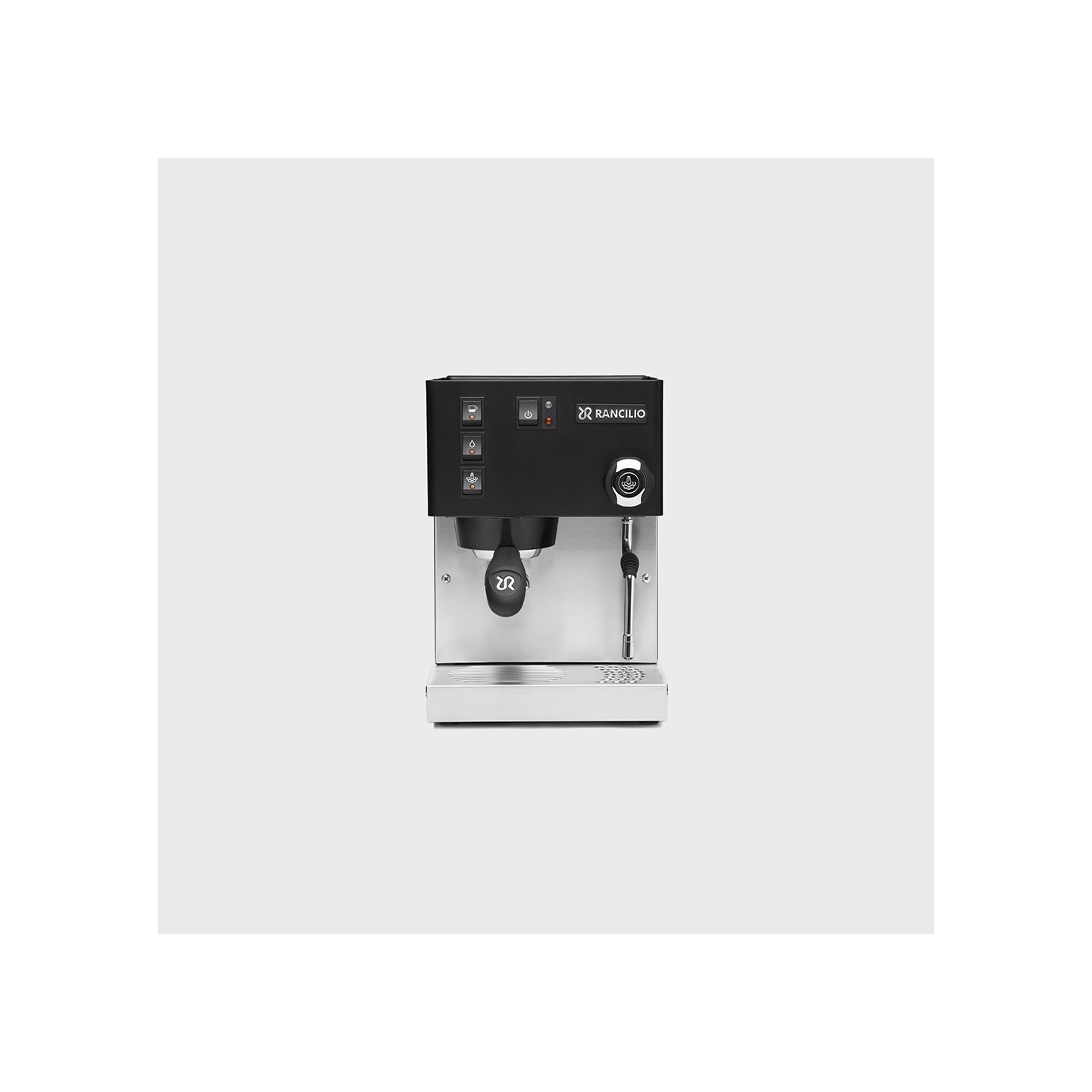 Rancilio Silvia Black Espresso Machine - Modern