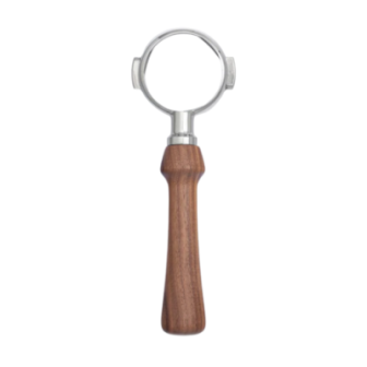 WIEDEMANN MANUFAKTUR BOTTOMLESS PORTAFILTER REFINED WALNUT