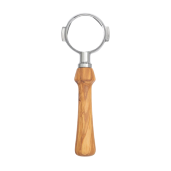 WIEDEMANN MANUFAKTUR BOTTOMLESS PORTAFILTER REFINED OLIVE