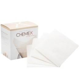 CHEMEX PRE-FOLDED SQUARE FILTER PAPERS - PACK OF 100