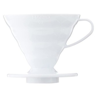 HARIO V60 02 COFFEE DRIPPER CERAMIC WHITE