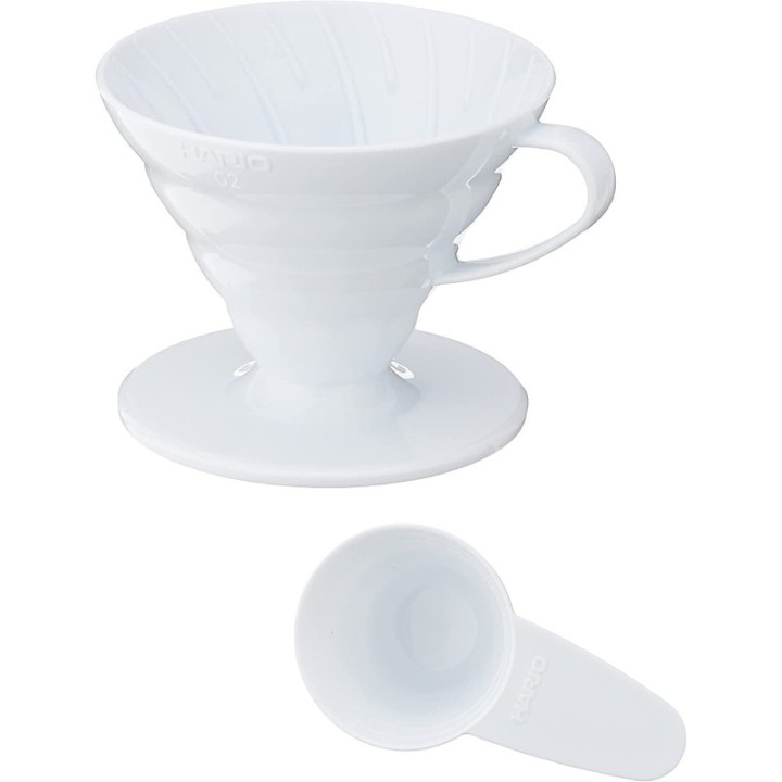 HARIO V60 02 COFFEE DRIPPER CERAMIC WHITE - 2