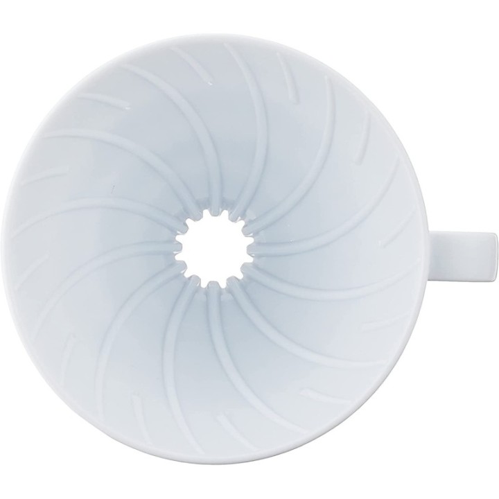 HARIO V60 02 COFFEE DRIPPER CERAMIC WHITE - 3