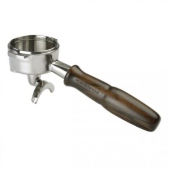 LA MARZOCCO WOODEN PORTAFILTER DOUBLE SPOUT - WALNUT