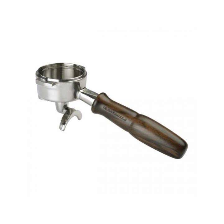 LA MARZOCCO WOODEN PORTAFILTER DOUBLE SPOUT - WALNUT