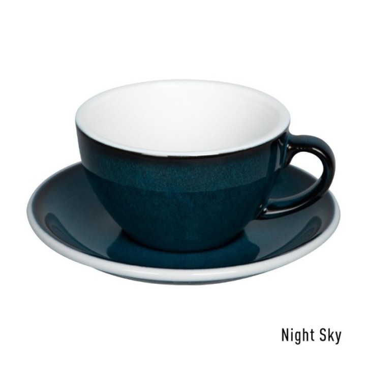 LOVERAMICS EGG TAZAS CAPPUCCINO 200 ML CON PLATILLO - JUEGO DE 6 - 4
