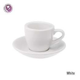 LOVERAMICS EGG ESPRESSO CUPS AND SAUCERS 80 ML - SET OF 6