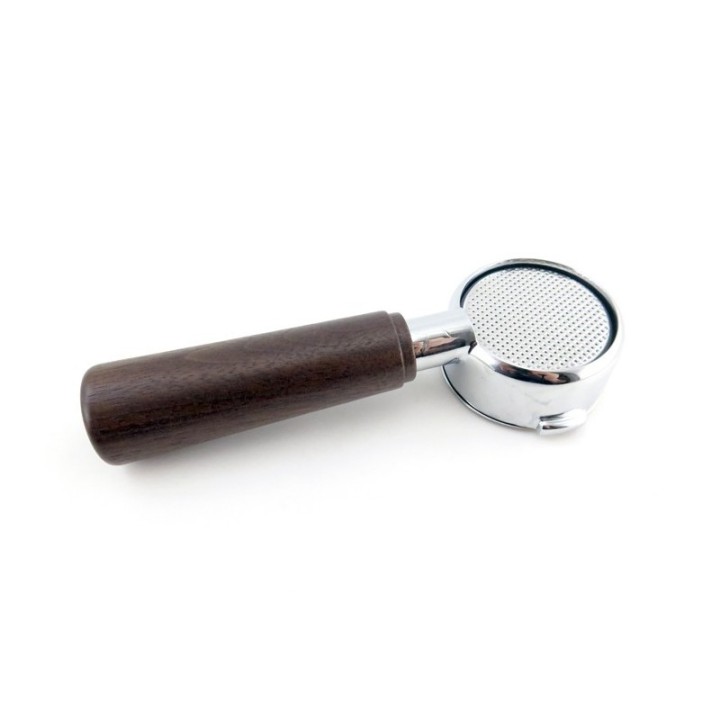 LA PAVONI BOTTOMLESS PORTAFILTER WOOD HANDLE